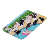 Labradors voor pools magneet (Linkerzijde)
