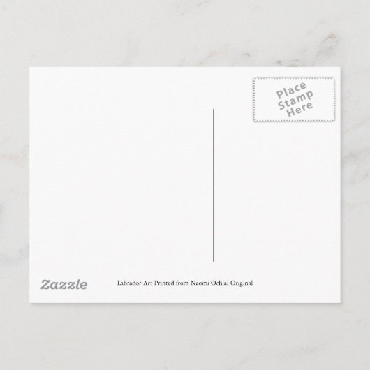 Labradors voor pools uitnodiging briefkaart (Achterkant)