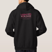 Labradors wereldwijd hoodie (Achterkant)