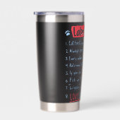 LabraLaw Funny Labrador Idee Lab liefhebber Geïsoleerde Drinkbeker (Rechts)