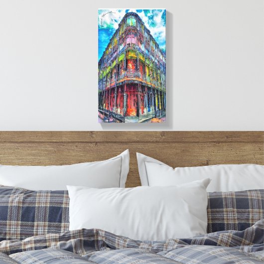 LaBranche House Canvas afdrukken (Insitu (Slaapkamer))