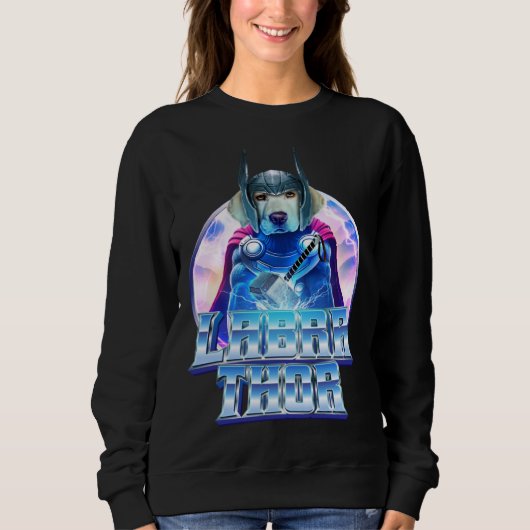 Labrathor   & Cute Yellow Labrador Retriever  1 Trui (Voorkant)