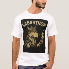 LABRATHOR Labrador Norse Warrior T-Shirt