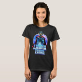 Labrathor & Schattige Gele Labrador Retriever T-shirt (Voorkant volledig)