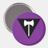 Labrys Lesbian Flag Magneet (Voorkant / Achterkant)
