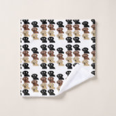 labs 3 kleurenkop cartoon bad handdoek (Wasdoekje)