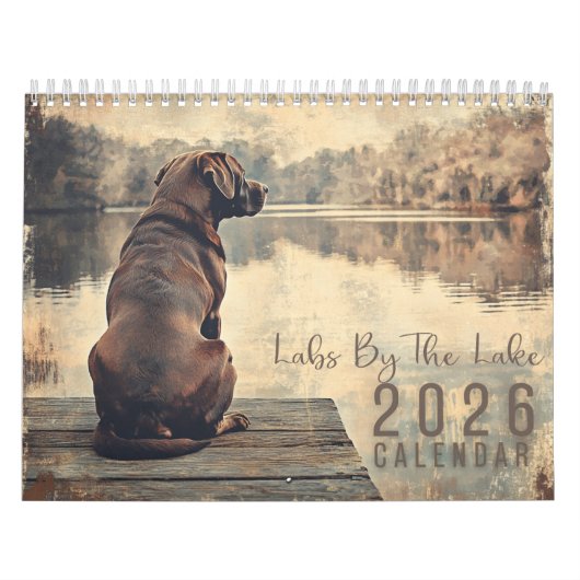 Labs By The Lake 2026 Calendar Kalender (Hoes)