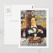 L'Absinthe Cusenier Briefkaart (Voorkant / Achterkant)