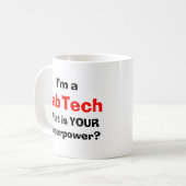 labtechnologie koffiemok (Voorkant links)