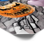 Labubu trucs en traktaties perfect poster (Hoek)