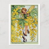 Laburnum Fairy Briefkaart (Voorkant)