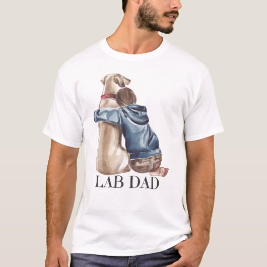 Labvader, trotse eigenaar van labrador retriever t-shirt (Voorkant)