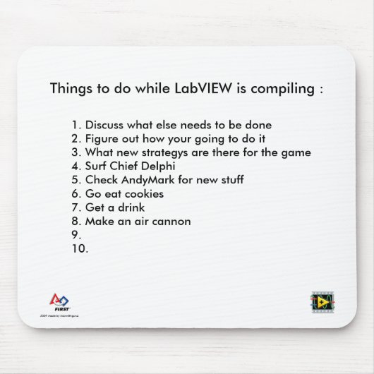 LabVIEW-Muismat Muismat (Voorkant)