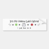 LabYellow Bumpersticker (Voorkant)