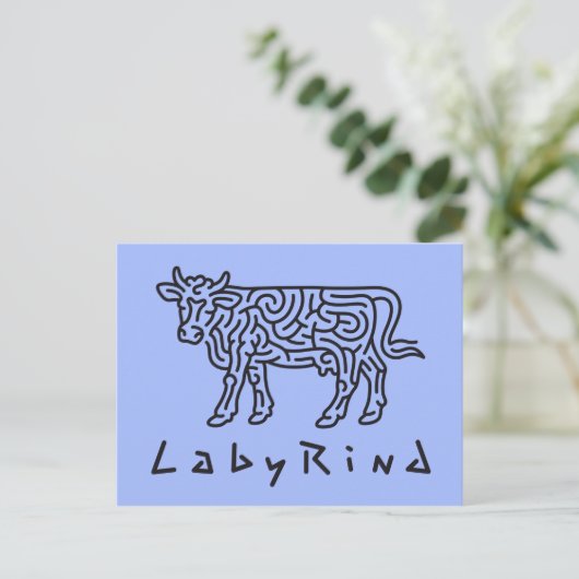 LabyRind Briefkaart (Staand voorkant)