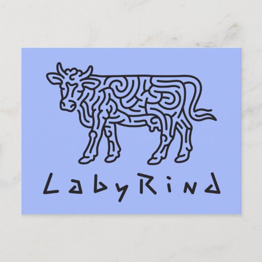 LabyRind Briefkaart (Voorkant)