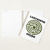 Labyrint Binnen Psyche Psychologische Humor Planner (Display)