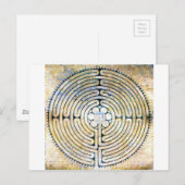 labyrint briefkaart (Voorkant / Achterkant)