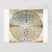 labyrint briefkaart (Voorkant)