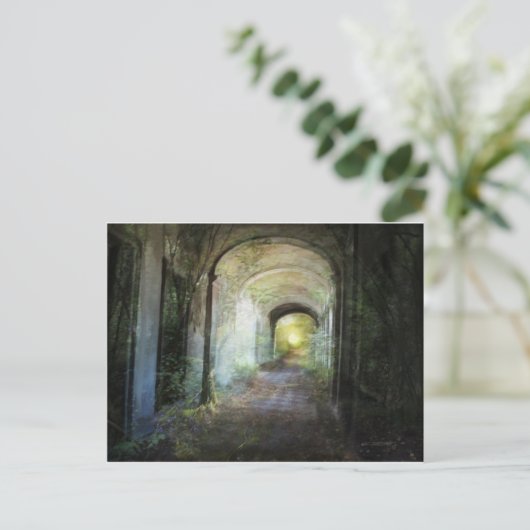 labyrint briefkaart (Staand voorkant)