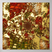 "Labyrint" Folie Print Wandkunst (Voorkant)