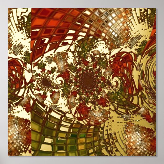 "Labyrint" Folie Print Wandkunst (Voorkant)