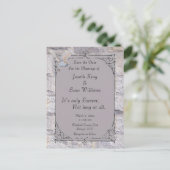 Labyrint Het is alleen voor altijd bruiloft Bewaar Aankondigingskaart (Staand voorkant)