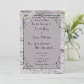 Labyrint Het is alleen voor altijd bruiloft Bewaar Save The Date (Staand voorkant)