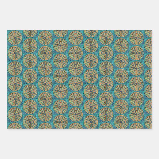 LABYRINT II Vlak Blad Verpakkend Document Inpakpapier Vel (Voorkant 2)