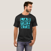 Labyrint, ingewikkeld doolhof t-shirt (Voorkant volledig)