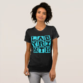 Labyrint, ingewikkeld doolhof t-shirt (Voorkant volledig)