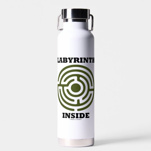 Labyrint Inside Maze Psyche Humor Waterfles (Voorkant)
