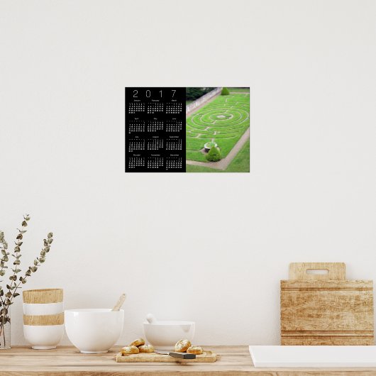 Labyrint Kalender Poster 2017 (Keuken)