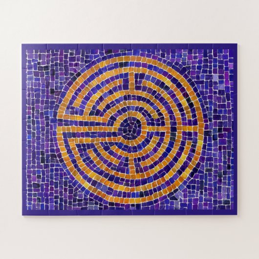 LABYRINT MOZAÏEK 16x20 Grote Stukken Puzzel Legpuzzel (Horizontaal)