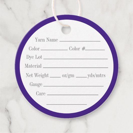 LABYRINT MOZAÏEK 2" Ronde garen Labels (Voorkant)