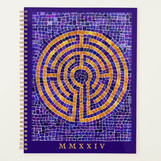 LABYRINT MOZAÏEK 8.5x11 Planner + Tekst (Voorkant)