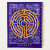 LABYRINT MOZAÏEK 8.5x11 Planner + Tekst (Achterkant)