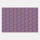 LABYRINT MOZAÏEK Vlak Blad Verpakkend Document Inpakpapier Vel (Voorkant 2)