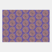 LABYRINT MOZAÏEK Vlak Blad Verpakkend Document Inpakpapier Vel (Voorkant)