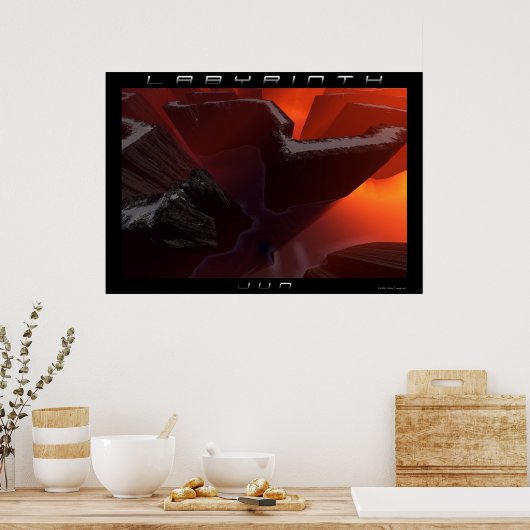 labyrint poster (Keuken)