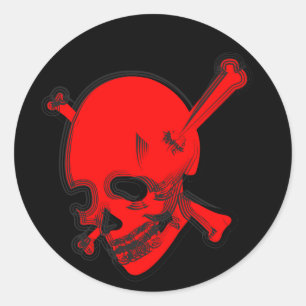 Labyrint Roger #1 Ronde Sticker