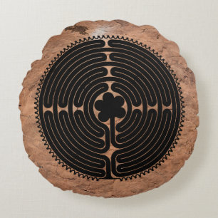 labyrint rond kussen