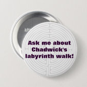 labyrint ronde button 7,6 cm (Voorkant /achterkant)