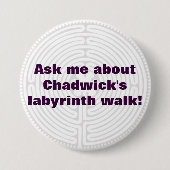 labyrint ronde button 7,6 cm (Voorkant)