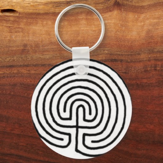 labyrint sleutelhanger (Voorkant)