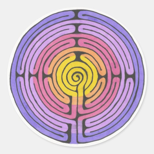 Labyrint Sticker (Voorkant)