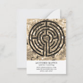 LABYRINT V 3,5x2,5 Visitekaartje Notitiekaartje (Voorkant)