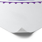 Labyrint van Chartres Illustratie - Regenboogkleur Poster (Hoek)