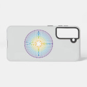 Labyrint van Chartres Illustratie - Regenboogkleur Samsung Galaxy Hoesje (Achterkant horizontaal)