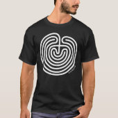 Labyrint van Knossos Tetradrachm Munt T-shirt (Voorkant)